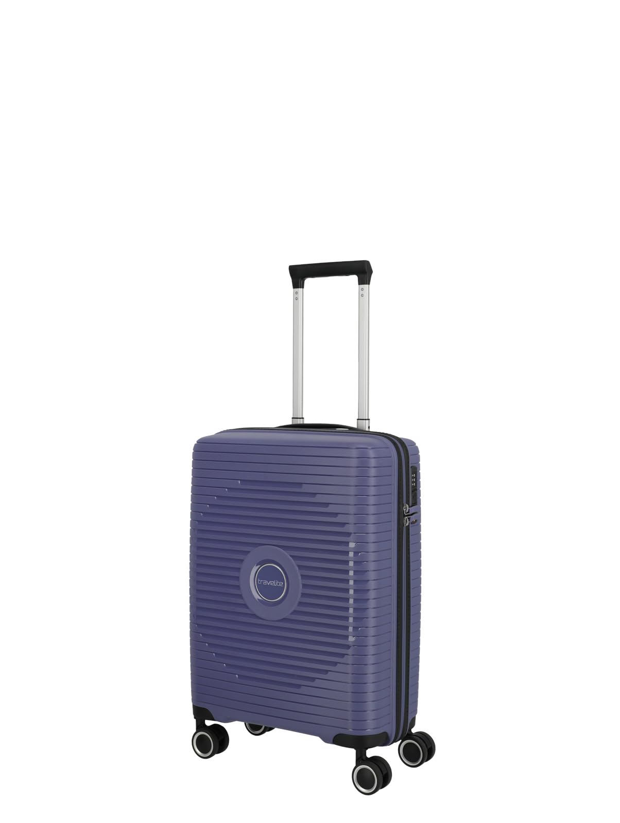 travelite valigia a guscio rigido, 4 ruote, ORBITA, trolley con guscio infrangibile e pratico divisorio interno, chiusura TSA, 55 cm, 37 litri