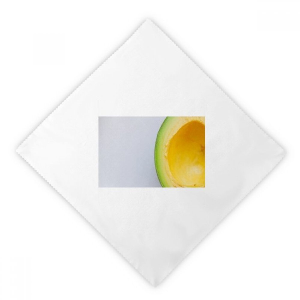 Serviettes en tissu avocat au design raffiné, textile haut de gamme blanc multicolore