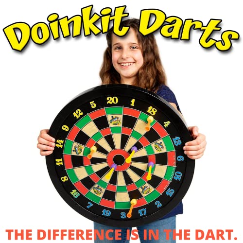 Doinkit Dart Magnetic Dartboards - Large Premium Design - 6 Kid Safe Durable Doinkit Darts - 20+ Fun Indoor Party Game For Kids And Adults #TOP5