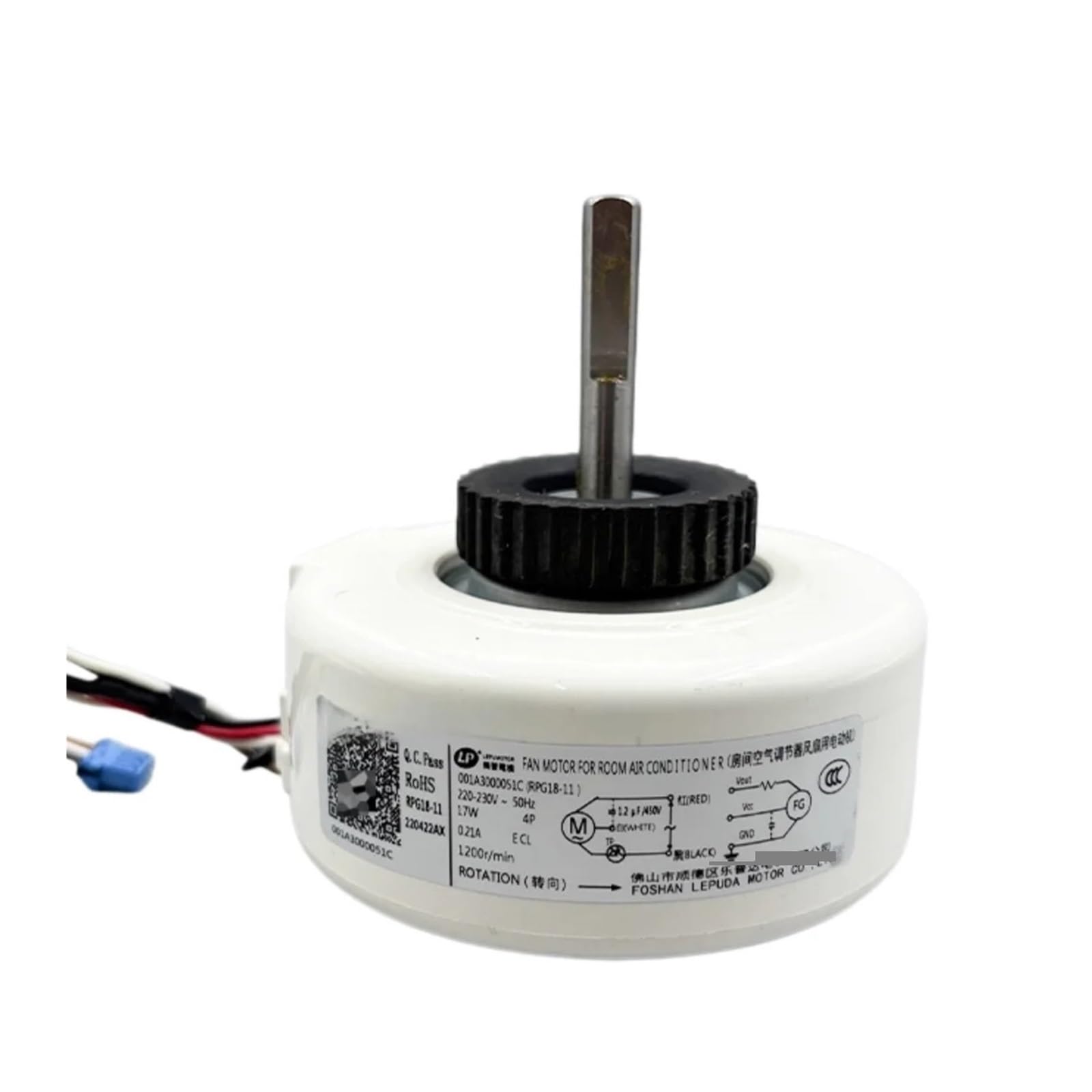 CHFOUGNE RPG18-11 001A3000051C 220-230V 17W Indoor Unit AC Fan Motor For Air Conditioner