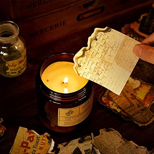 Covienapp 240 PCS Vintage Scrapbooking Sticker Journaling Stickers Vintage Journaling Supplies Scrapbooking Sticker Supplies for Journaling Planners DIY Craft Artwork Letter Album
