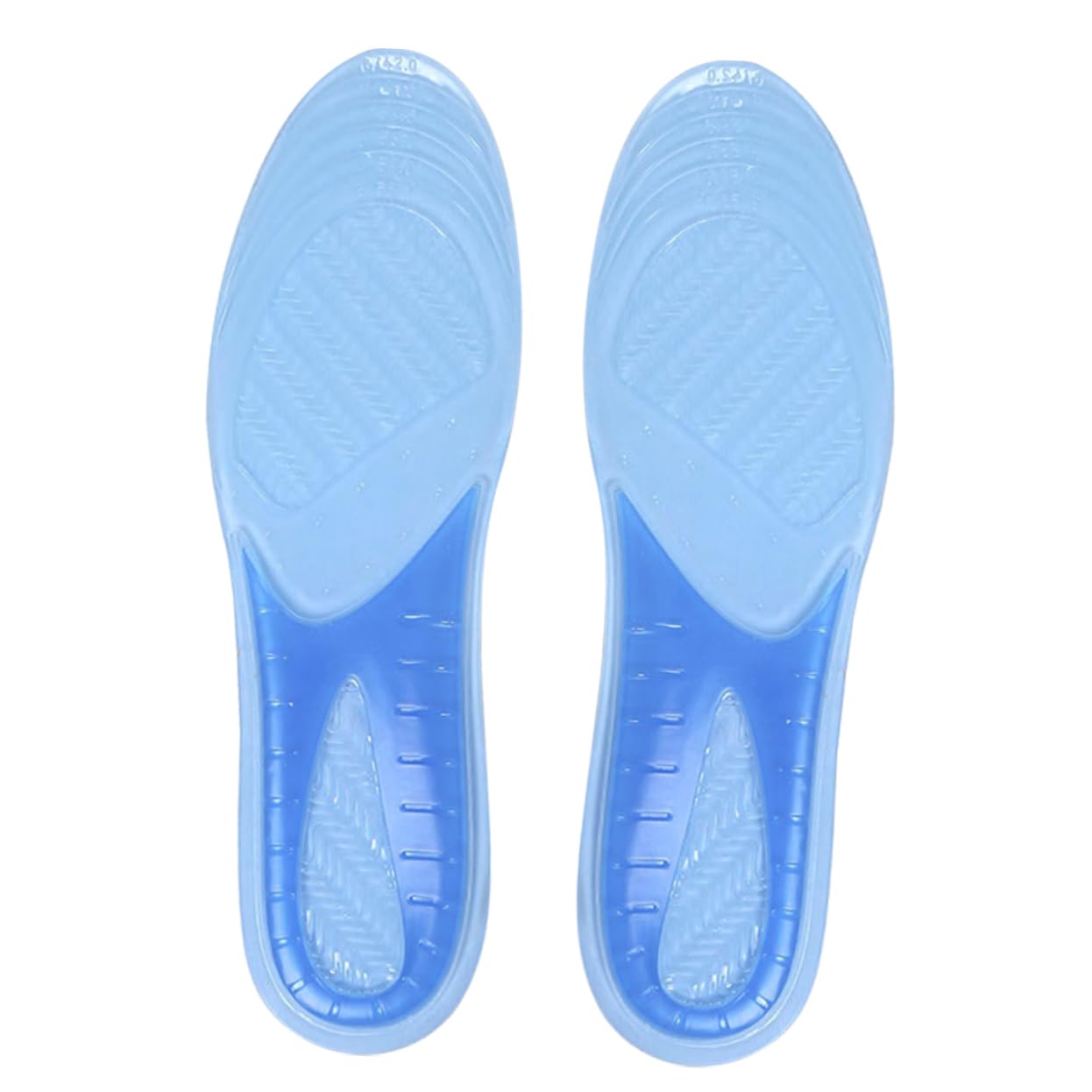 COOLHIYA 1 Pair Breathable Insole Gel Shoe Inserts Plantar Orthotic Inserts Exercise Shoe Insoles Heel Inserts Silicone Sports Shoes Insole TPE Non-Slip Men and Women