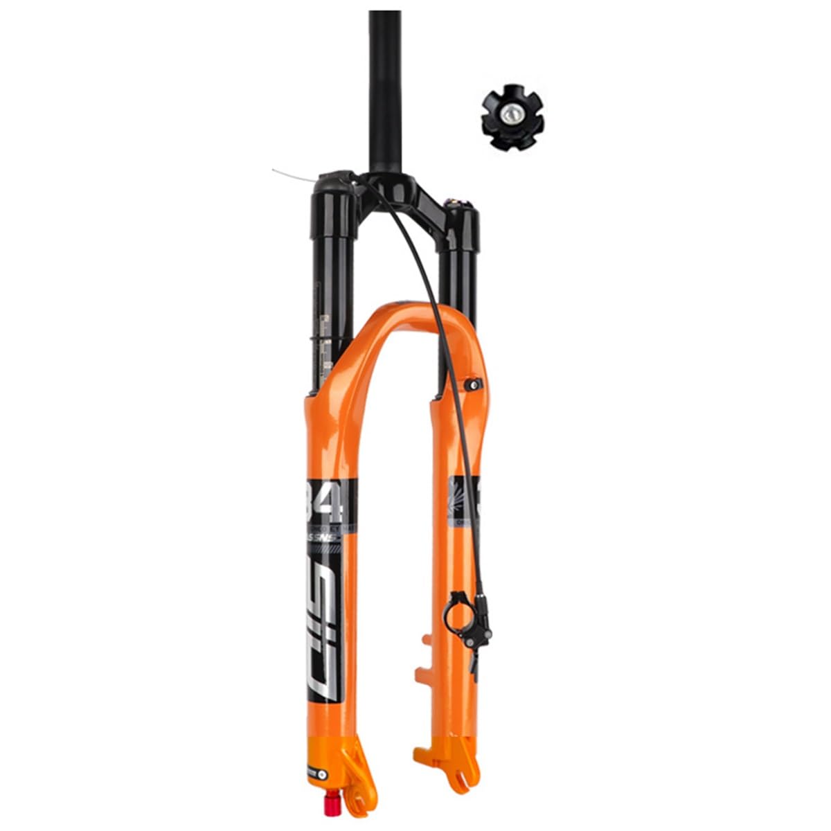 HOMSXPAC 26 27.5 29 In Air Mountain Bike Suspension Fork Damping 1 1/8 Straight Tube Bicycle Front Forks Fit MTB Touring Folding XC E-Bikes 120mm Travel QR 9MM