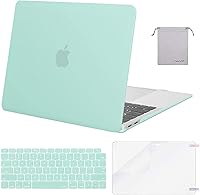Vista 37 de MOSISO - Funda rígida y de plástico compatible con MacBook Air de 13 pulgadas versión 2022, 2021-2018, A2337 M1 A2179 A1932; con cubierta