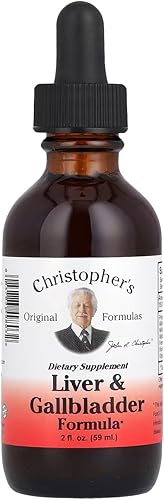 Christopher's Original Formulas Suplemento de limpieza de hígado y vesícula biliar, 2...
