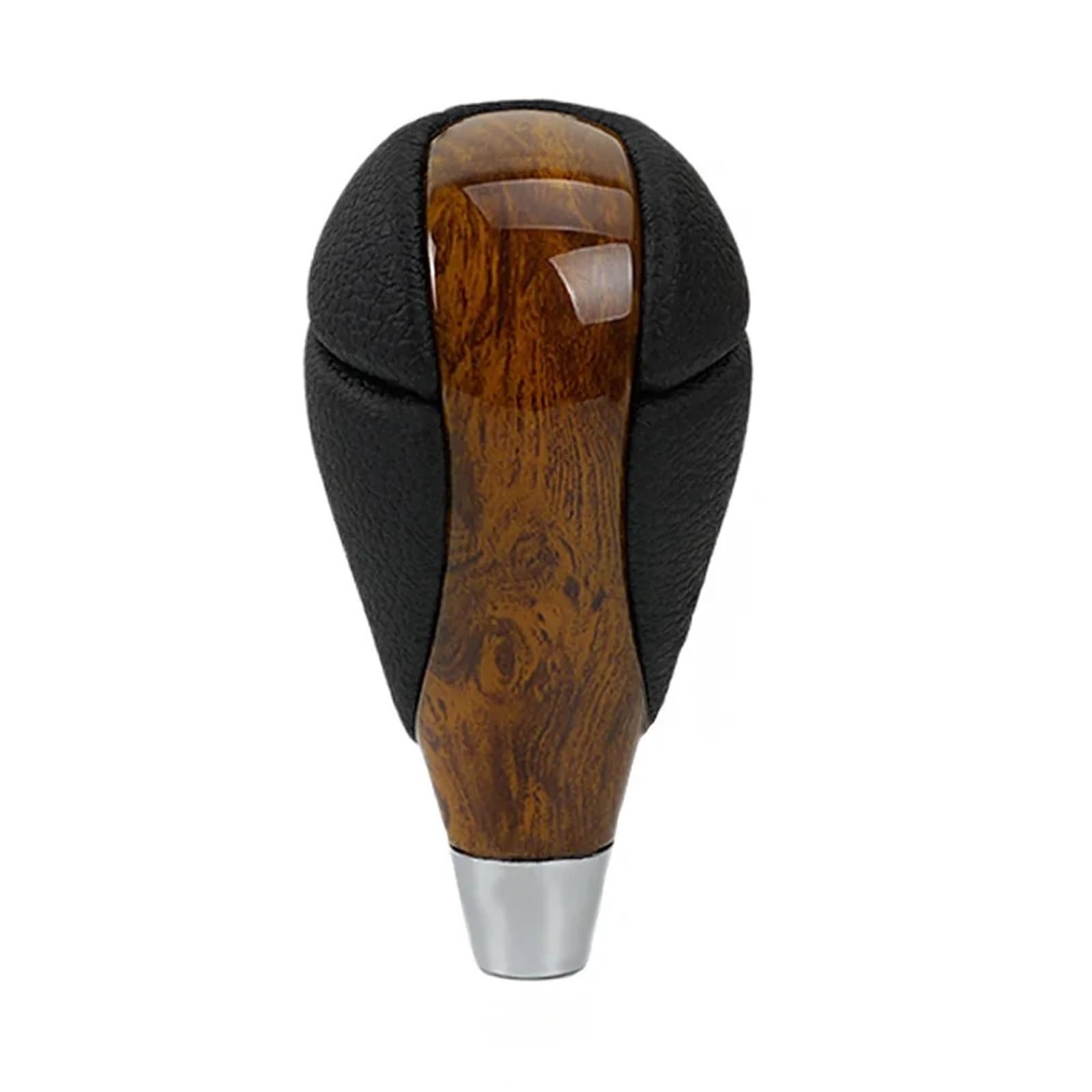 DWTNMEX Gear Shift Knob for Toyota for Lexus is RX3 ES GS LS SFN147 Plating Walnut Carbon Fiber Gear Shift Knob Shifter Lever Handball Stick Head(Brown Wood Grain)