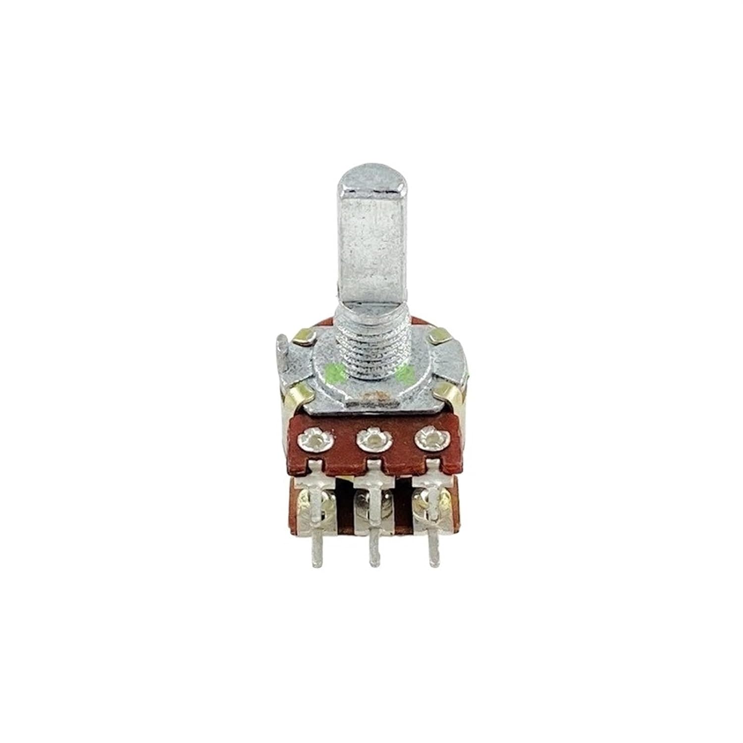 5Pcs/Lot 16 Type B100K6-pin Dual Speaker Power Amplifier Audio High and Low Volume Potentiometer 20mm Half Axis