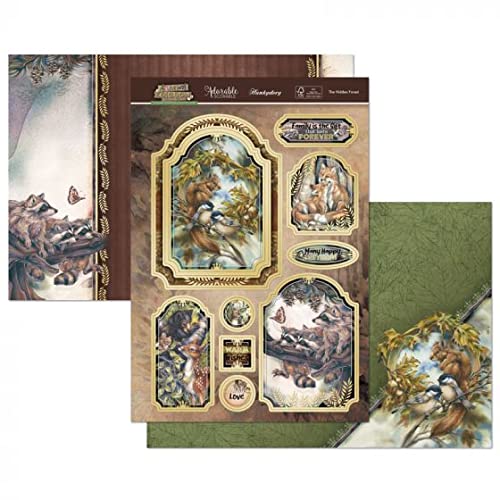 Hunkydory Crafts Animal Kingdom Second Season Luxury Topper Set- The Hidden Forest ANIMAL904