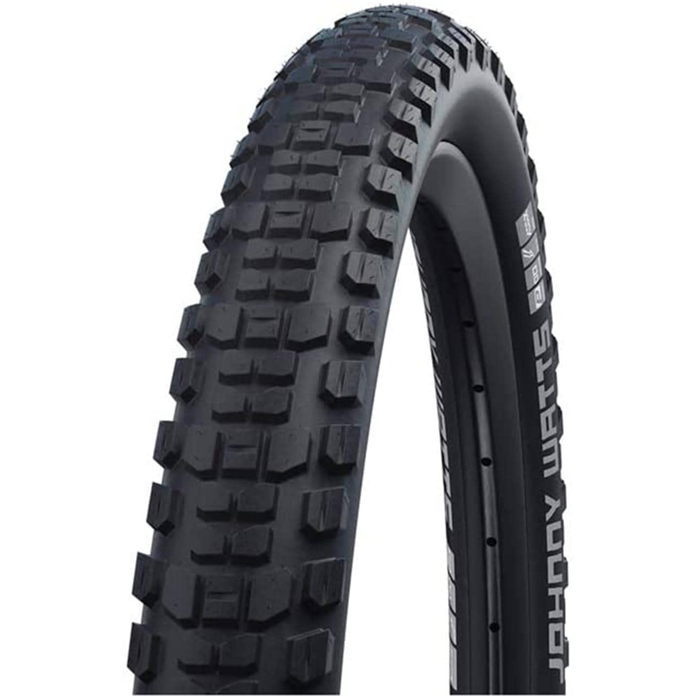 Schwalbe Unisex's Johnny WATTS Perf, DD, RaceGuard, Folding Tyres, Black, 65-622,SCH9007