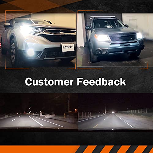 LASFIT H4 9003 LED Bulbs for Toyota Tundra 2014 2015 2016 2017 2018 2019 2020 2021 Super Bright 6000K White HB2 LED Halogen Replacement Bulb