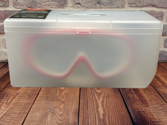 Image of VRT Kids /Men /Women Swimming Goggles Diving Goggles Anti Fog Silicone Waterproof Swimming Goggles (Pink & White)