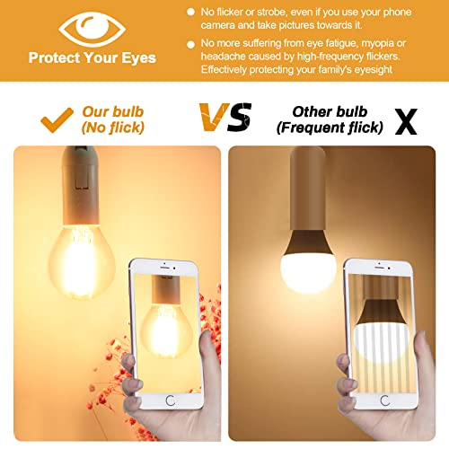 BRIMAX E14 Led Light Bulb Warm White, 4W Small Screw Light Bulb 40W Equivalent, E14 Golf Ball Bulb Dimmable - Image 3