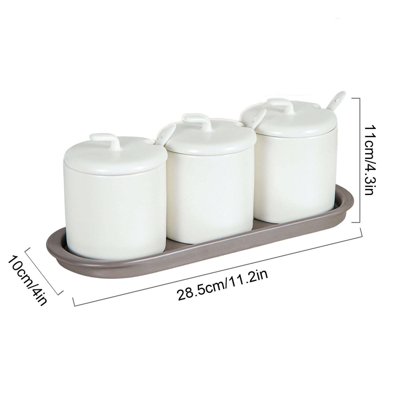 Azucarero De Cerámica,Contenedor De Azúcar De Col Sólido,Olla De Azúcar A Prueba De Humedad Y Polvo De Pcelain con Tapa Conveniente-Rosa-Olla De 250 Ml:Rosa (Color : White2, Size : 3 Set)
