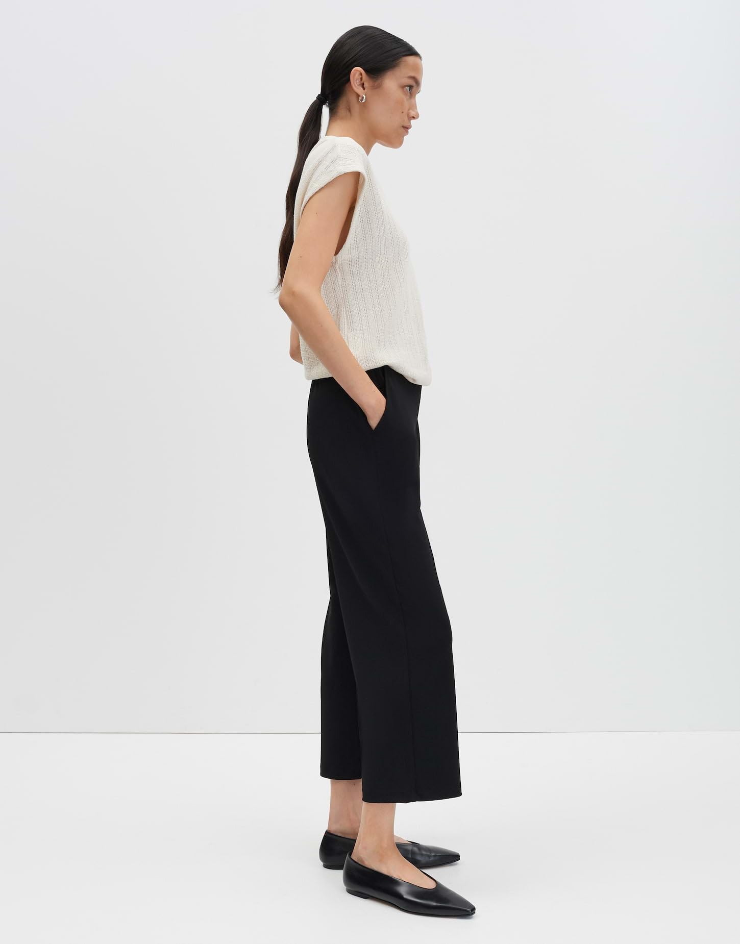 someday Damen Culotte | Culotte CELASTO Wide aus weichem Interlock Jersey