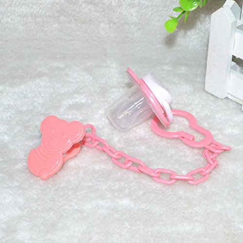 5pcs Goldore Baby Plastica ciuccio clip di Infant