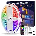 AOBRZHAU LED Lights 200ft,Smart App and IR Control, RGB Music Sync Color Changing Lights,LED Strip Lights for Bedroom, Party and Home Decor