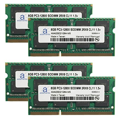 Adamanta 32 GB ( 4 x 8gb )m[gPCAbvO[hforoC[NXe[VHP EliteBook 8770 W ddr3 1600 MHz pc3 ? 12800 cl11 SODIMM 2rx8 1.5 Vm[g