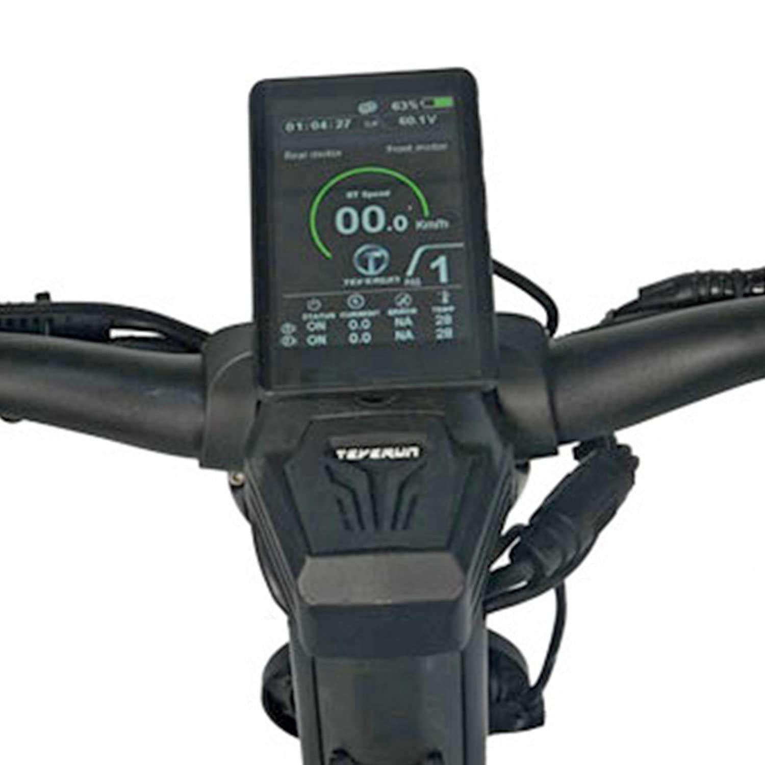 Teverun Trottinette Electrique Fighter 11, 2 Moteurs 2500W, Autonomie jusqu'à 80km, 25 KM/H, Écran LED 5x5, Une Trottinette Robuste et puissante, Noire