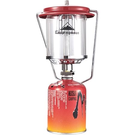 Amazon Co Jp キャンピングムーン Camping Moon ダブルマントル ガスランタン 140lux 収納パック マントル６枚付 圧力点火装置 Cb缶変換アダプター付 取扱説明書付 T 8 Z11 スポーツ アウトドア