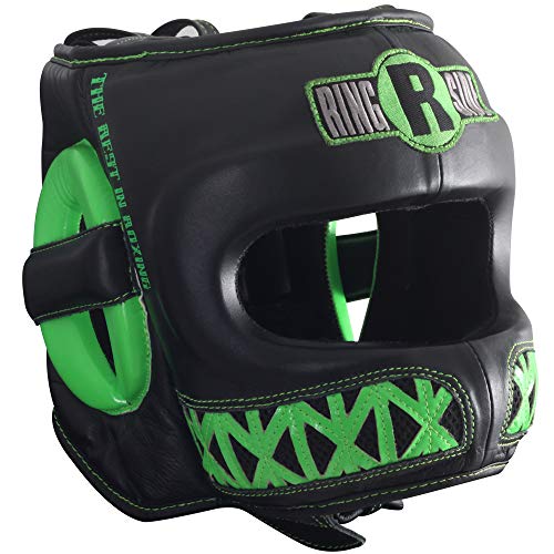 Image of Ringside Youth Deluxe Face Saver Boxing Muy Thai MMA Sparring Head Protection Kids Headgear
