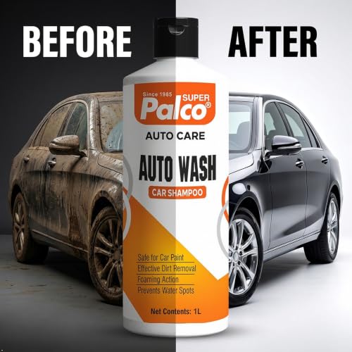 Image of PALCO Auto Wash Car Shampoo 1L, pH Neutral Car Washing Shampoo
