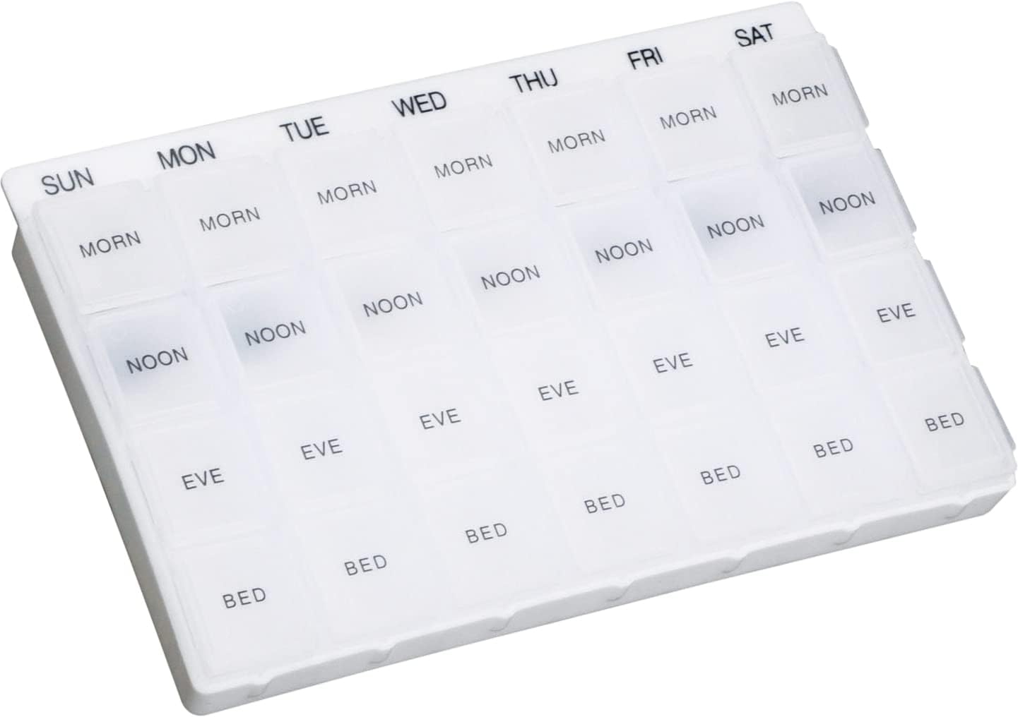 Week Day Multi Pill Dispenser. Ideal for People who take Large Numbers