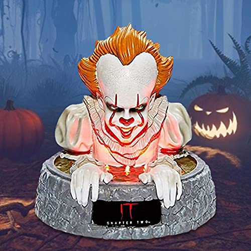 Estátua de resina de Michael Myers de Halloween com abóbora Sam Trick 'r Treat LED de iluminação de