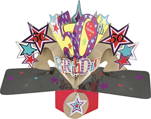 Second Nature Pop Up Card Feliz 50 Cumpleaños