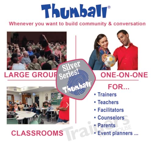 Image of Trainers Warehouse 6 inch Thumball Collection, 32 Prompts for Conversation, Team Building, Relationship and Training