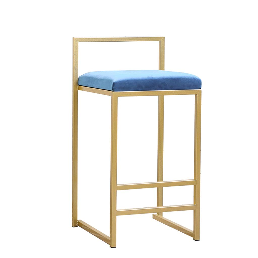 Tabouret de bar velours idéal pour îlot de cuisine et bistrot chic