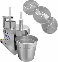 Multiprocessador de Alimentos Profissional Industrial Pizzaria com 3 Discos Sebem