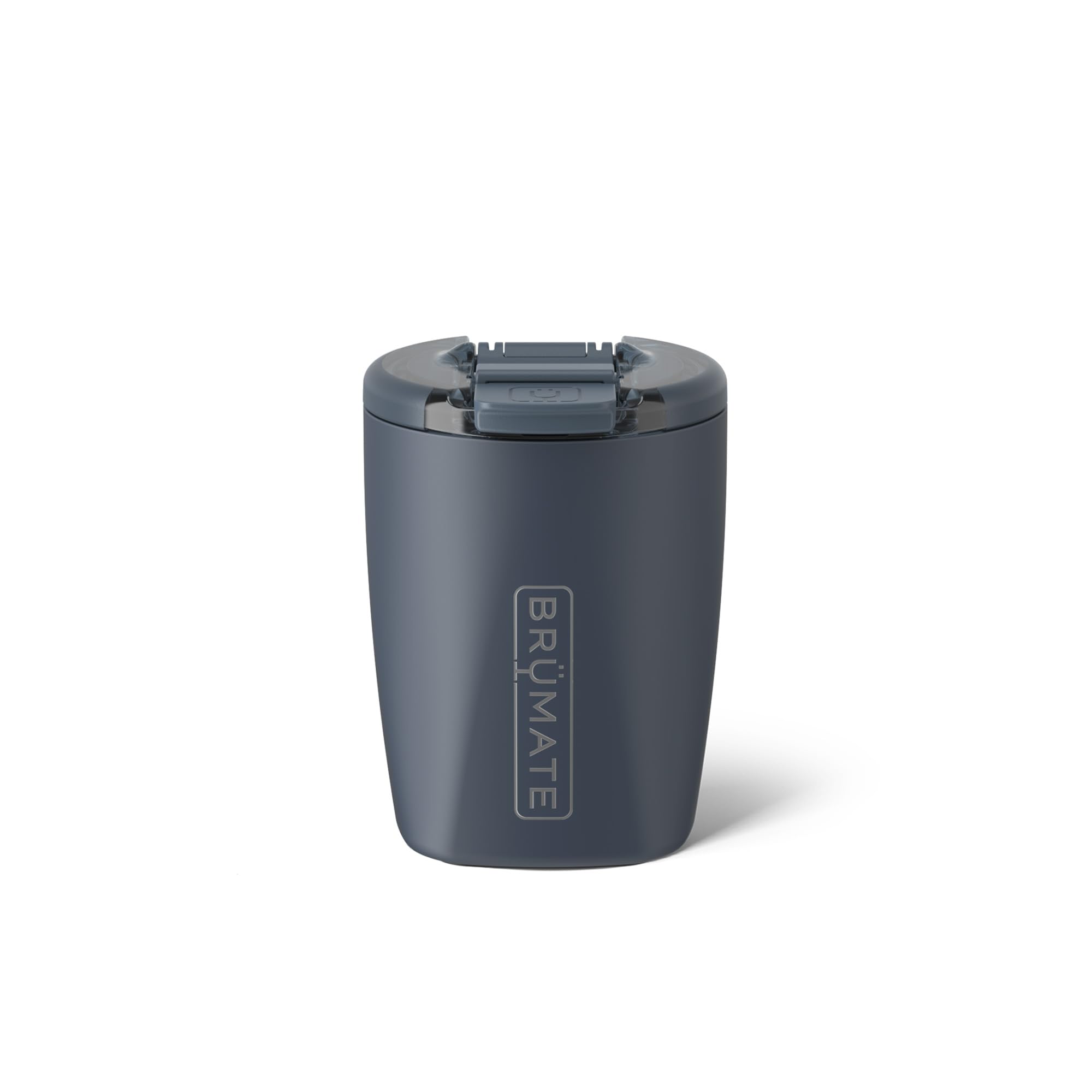 BrüMateRocks 100% Leak-Proof 12oz Insulated Lowball Cocktail & Whiskey Tumbler - Double Wall Vacuum Stainless Steel - Camping, Travel Tumbler & Cocktail Glass (Nightfall Blue)