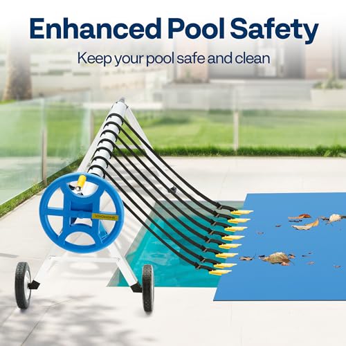 Vivohome VH1403 Pool Cover Reel Set 18 Ft Solar Pool Blanket Reel thumb #4