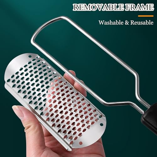image for MODENGKONGJIAN 2 Pcs Foot Files Callus Remover, Stainless Steel Profes