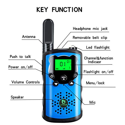 Towold 3 Pack Kids Walkie Talkies, Toys For 4 5 6 7 8 Year Old Boys And Girls 22 Channels 2 Way Radio Boys Toys Gifts For Boys On Birthday,Outside Adventures And Camping(Orange Blue Yellow) #TOP6