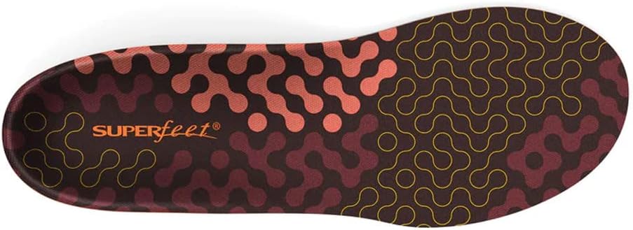 Superfeet Run Cushion Low Arch Insoles for Runners with Low Arch Support - 9.5-11 Men / 10.5-12 Women