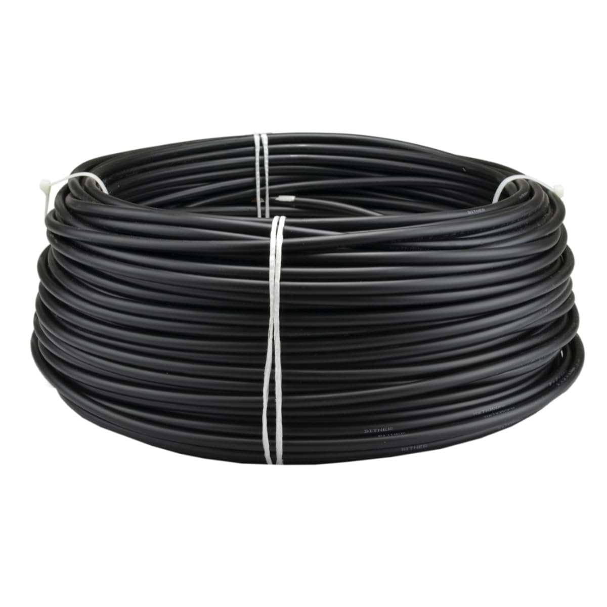 6 x 2 x 0,8 mm cavo di terra con gel idrofobo, cavo di controllo impermeabile, cavo di controllo per elettrovalvola/centralina, cavo telefonico (100 m), colore nero