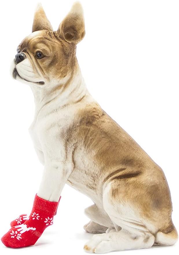 誕生日 お祝い 冬のクリスマス犬用靴下滑り止めコットンペット子犬靴下犬小中大型犬用室内着足プロテクター4個xsファッション Academy Torquedigital Com Br