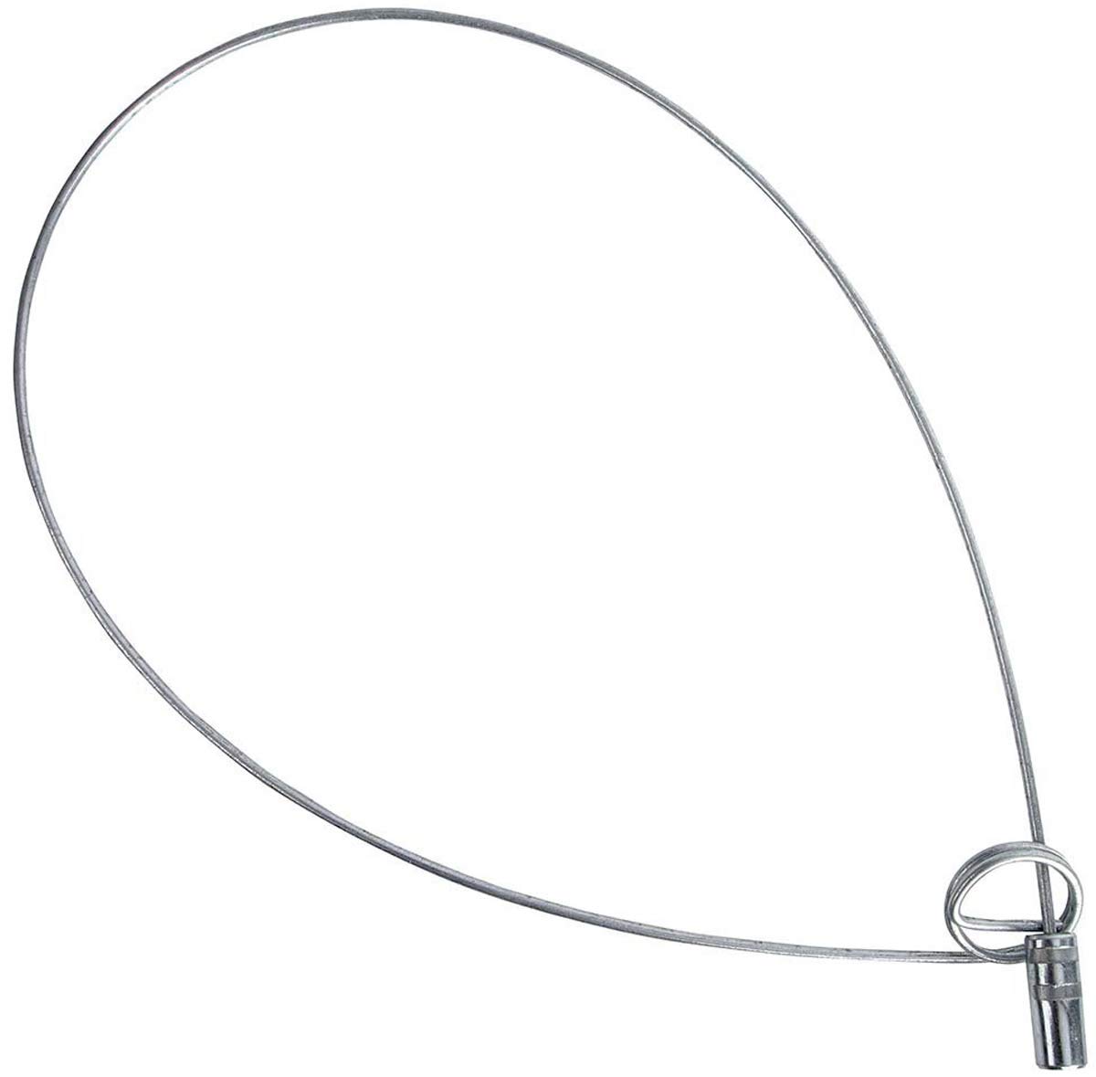HOLZBRINK 200mm Kaminbesen FEDERSTAHL + Zuggewicht + 12m Flexstange + Karabiner - Schornsteinbesen Besen Kamin reinigen Schornstein gemauert