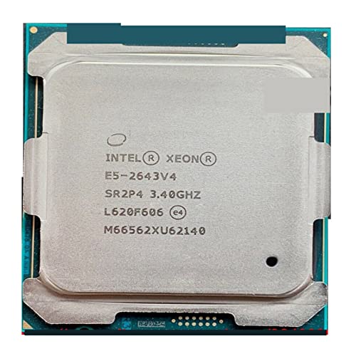 Xeon E5-2643V4 processeur résolvant les ralentissements des serveurs LGA2011-3 3.40GHz 6 cœurs