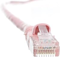 Vista 17 de CableWholesale Cable Ethernet Cat6, 24AWG, conector de placa dorada RJ45, 4 pares de cobre trenzado, par trenzado sin blindaje (UTP), cable de Blanco