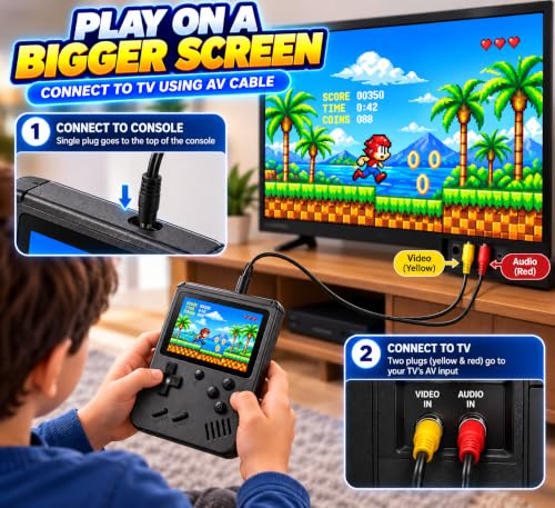 MudMonsters Handheld Retro Game Console 400 Games - Image 8