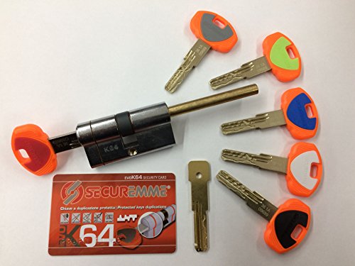 CILINDRO SECUREMME DI ALTISSIMA SICUREZZA evoK64 QCS mm...