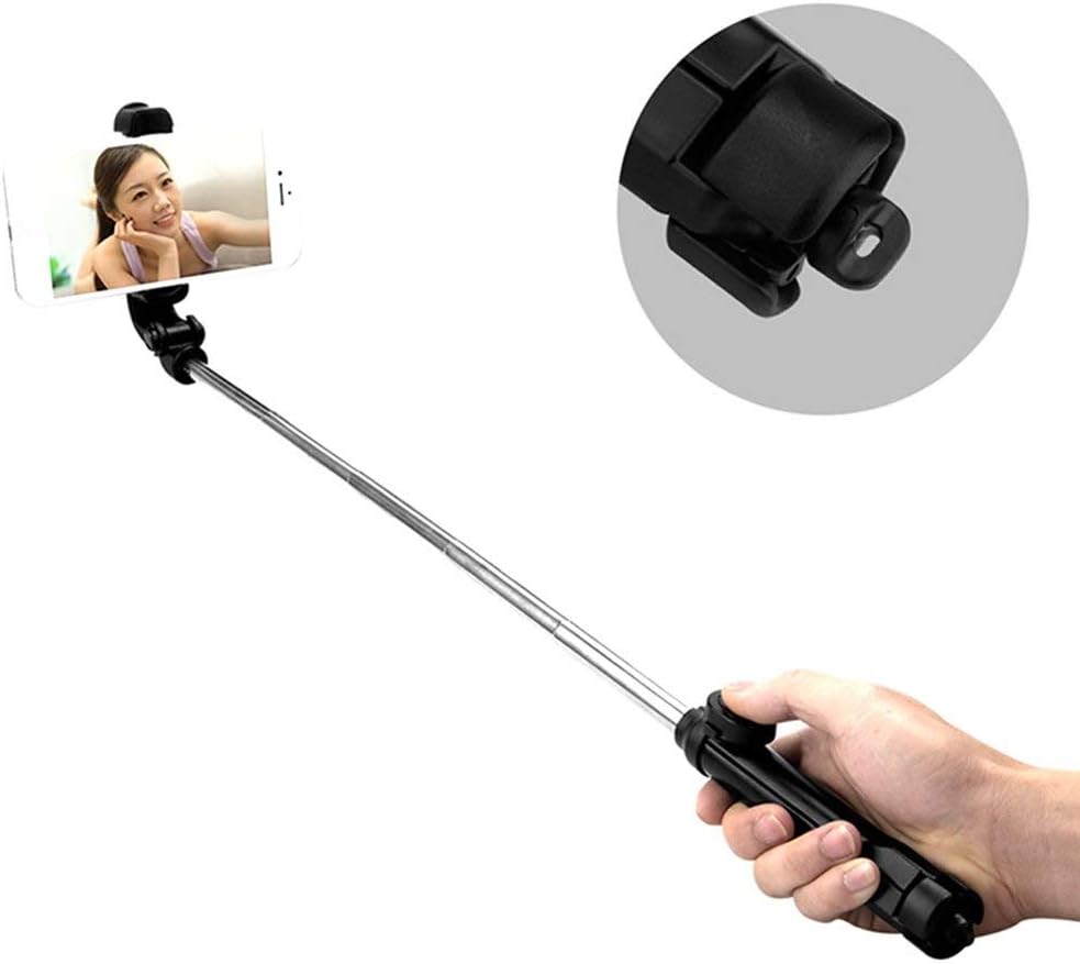 Selfie Stick Tripods Extendable with Remote and Tripod Stand for Cellphone(D)