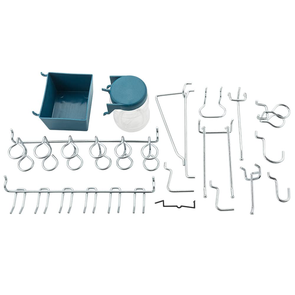 National Hardware N112-058 2392BC Peg Hook Assortment in Zinc Plated, 43 Pack,43-Piece kit