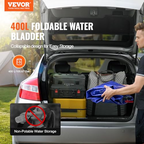 Vevor 400L/105.7 GALLON WATER STORAGE BLADDER 400L/105.7Gallon Water Storage Bladder, Rv Water Tank thumb #1