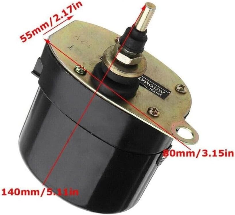 12V Universal Windshield Wiper Motor Fit for Fishing Boat Caravan Blade Included