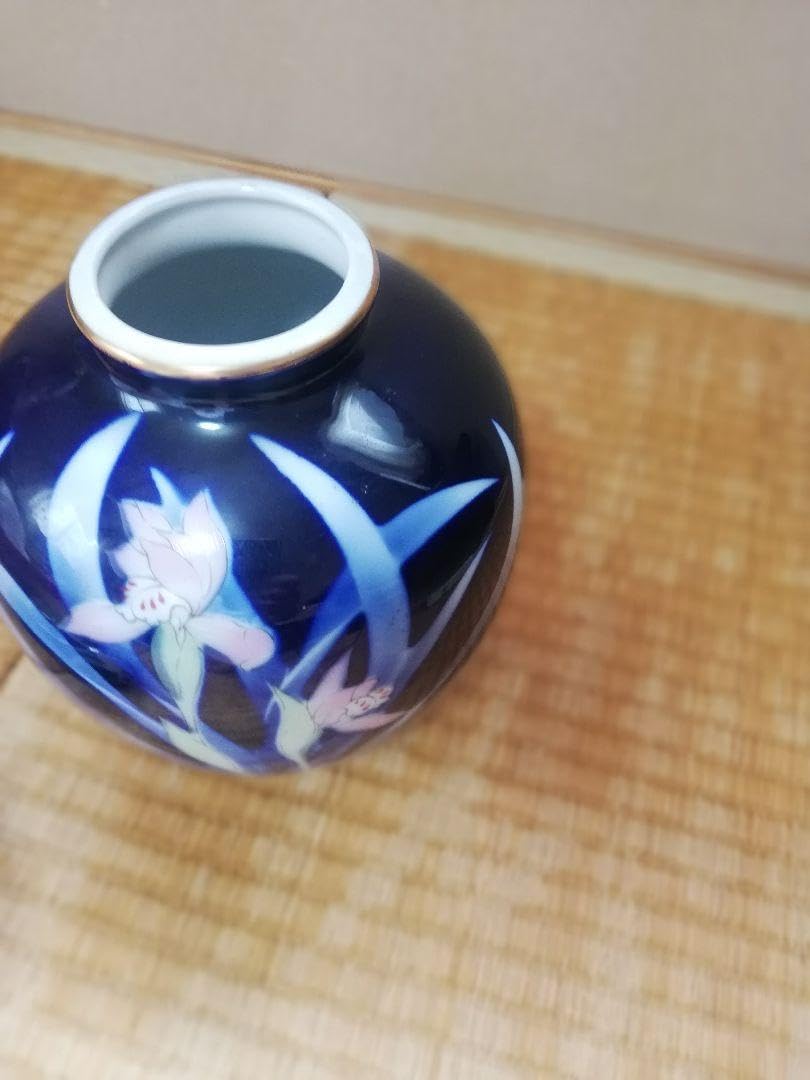 Amazon.co.jp: 大幅箱付品陶器製有田焼若山作高級花瓶＆灰皿セット