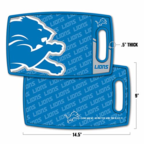 Image of YouTheFan NFL Detroit Lions Logo Series Cutting Board