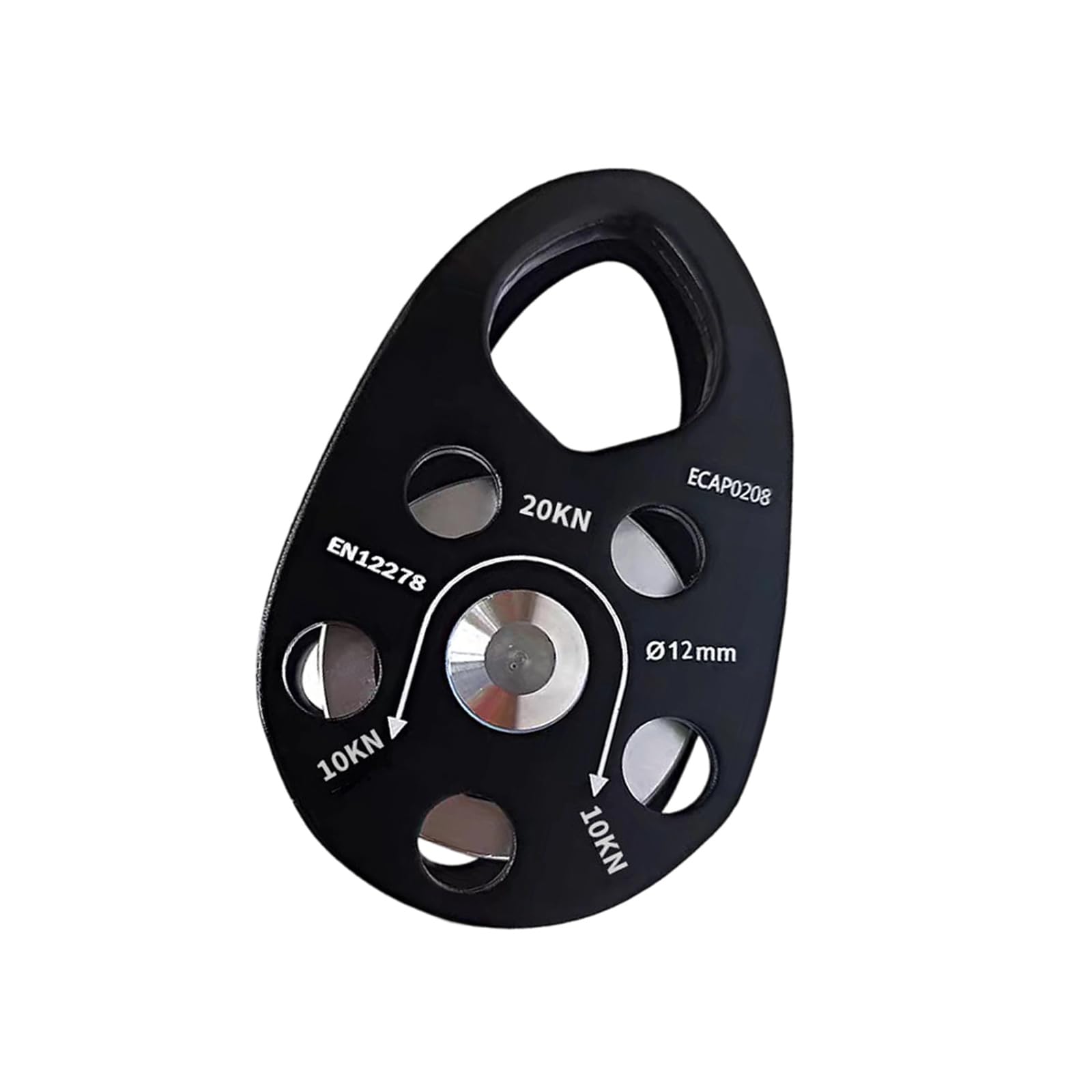 Strength Aviation Aluminum Roller Pulley for Machinery Operations and Heavy Loads Aluminum Alloy Side Plate Fixed Roller Bearing Pulley